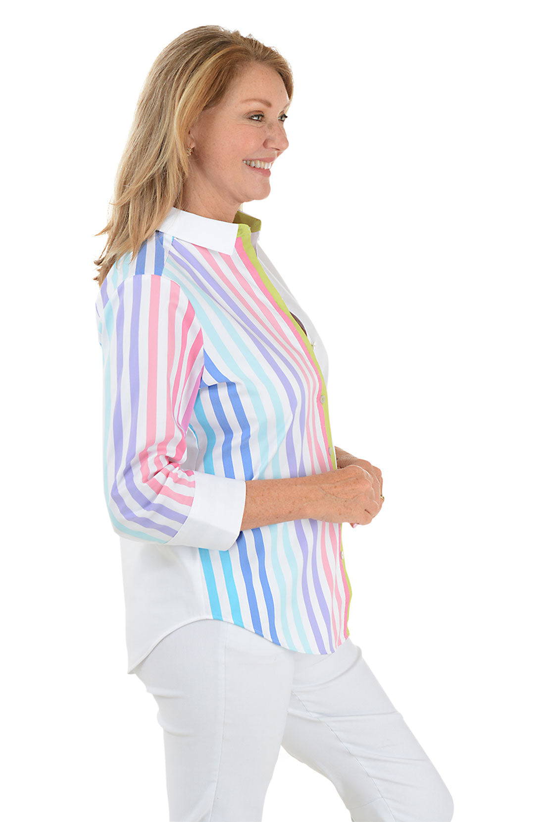 Rainbow Striped Charlie Shirt