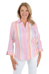 Pink Striped Taylor Button-Front Shirt