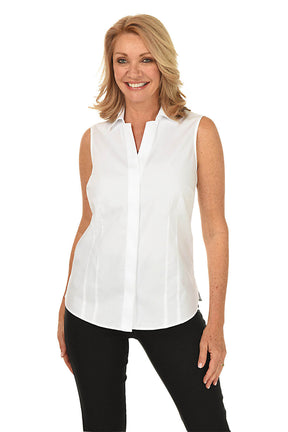 Foxcroft Non-Iron Stretch Sleeveless Blouse