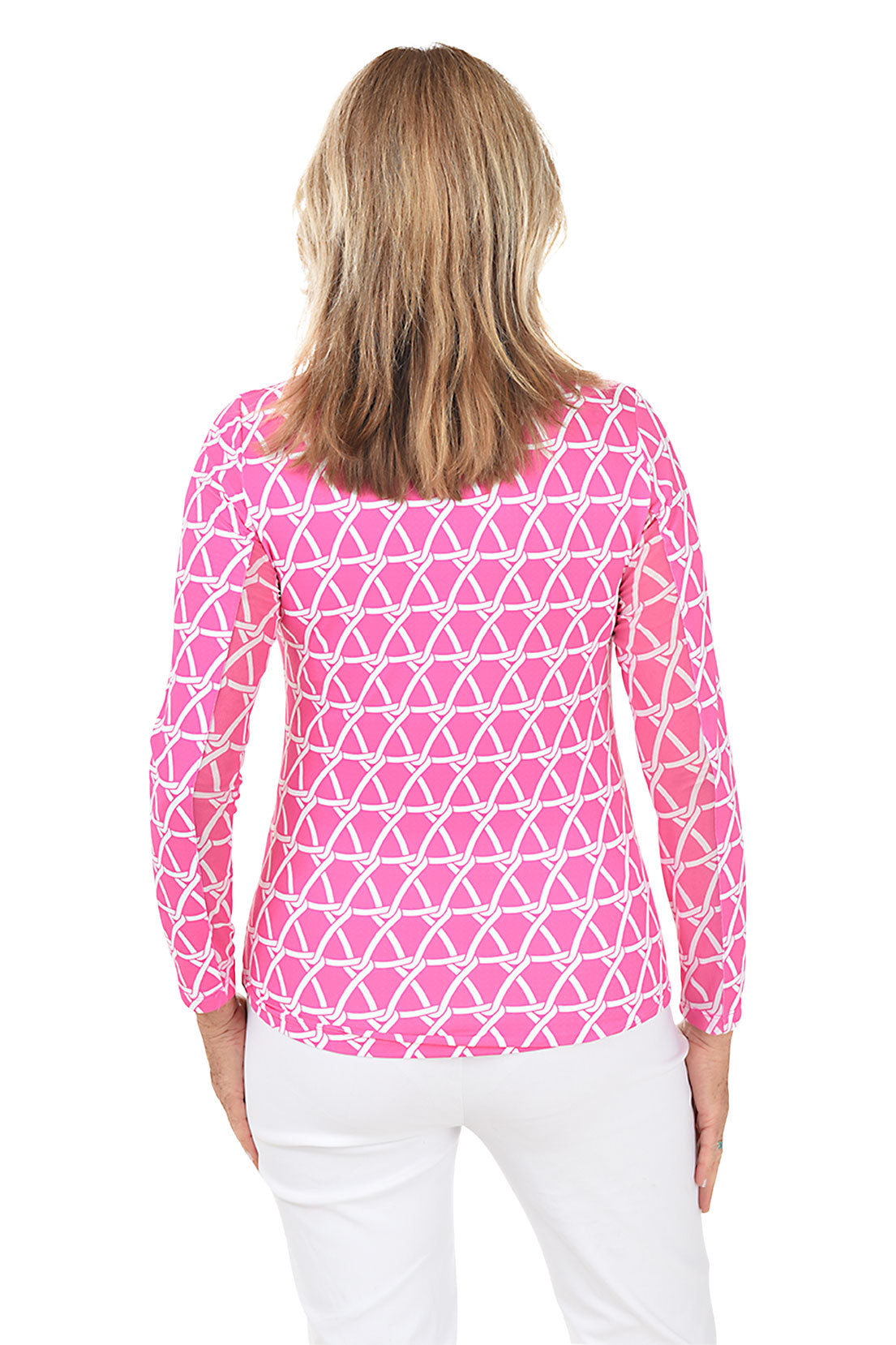 Pink Nautical UPF50+ Sun Shirt