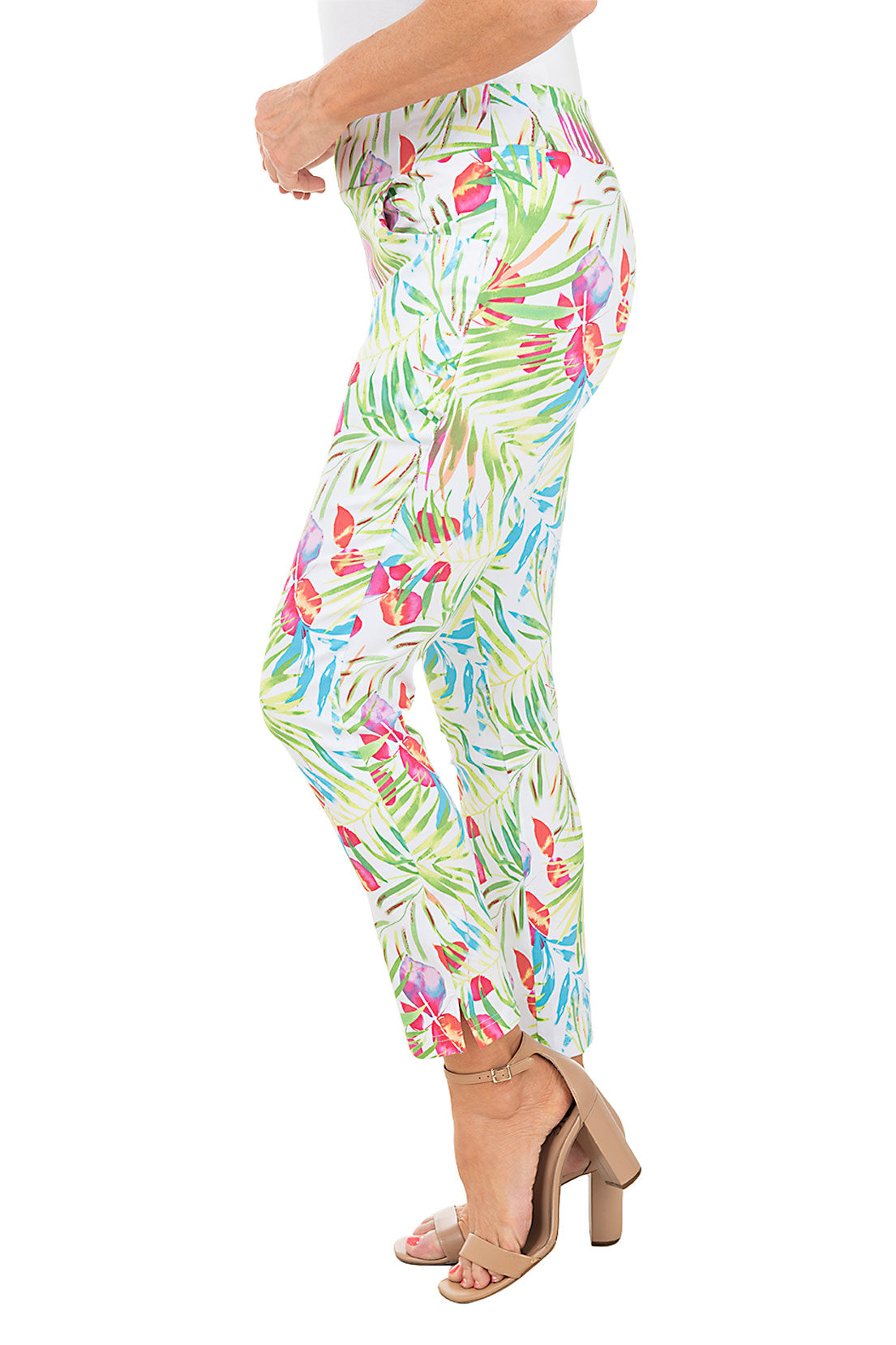 Lush Jungle Pull-On Ankle Pant