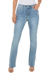 Flowerbuds Denim Bootcut Pant