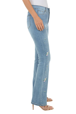 Flowerbuds Denim Bootcut Pant