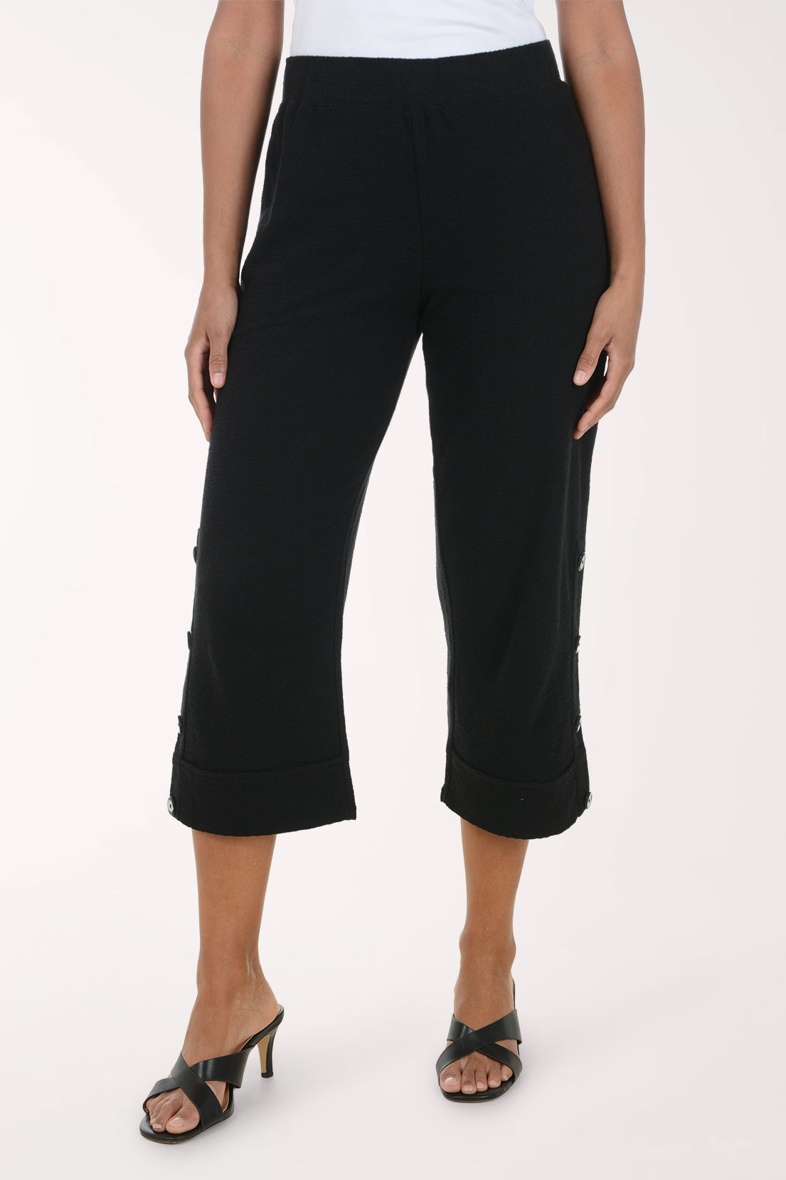 Monterey Cotton Wide Leg Crop Pant