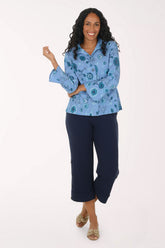 Monterey Cotton Wide Leg Crop Pant