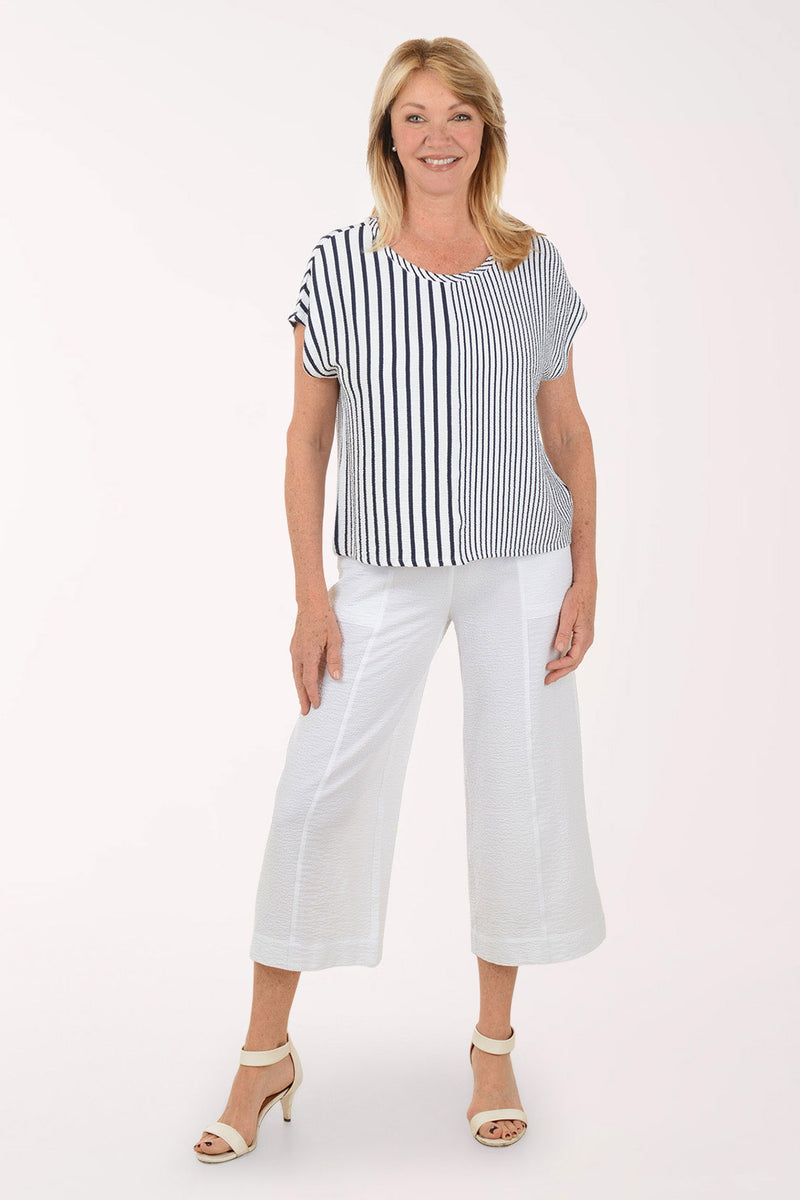Aria Crinkle Crepe Capri Pant | Habitat
