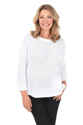 By The Sea Fisherman Ribbed Sweater