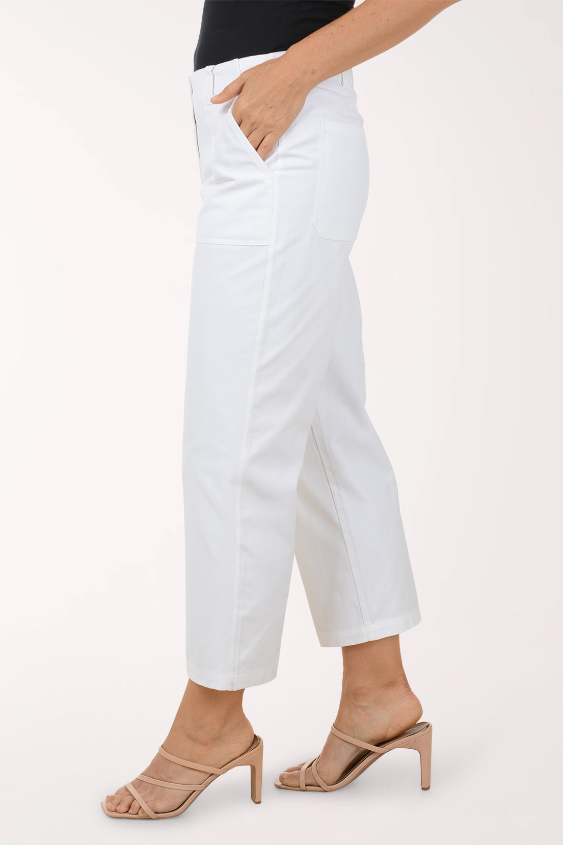 Petite Fun In The Sun Cotton Crop Pant | Hearts of Palm
