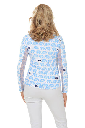 Velma Elephants UPF50+ Sun Shirt