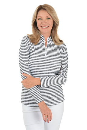 Landon Stripe UPF50+Sun Shirt