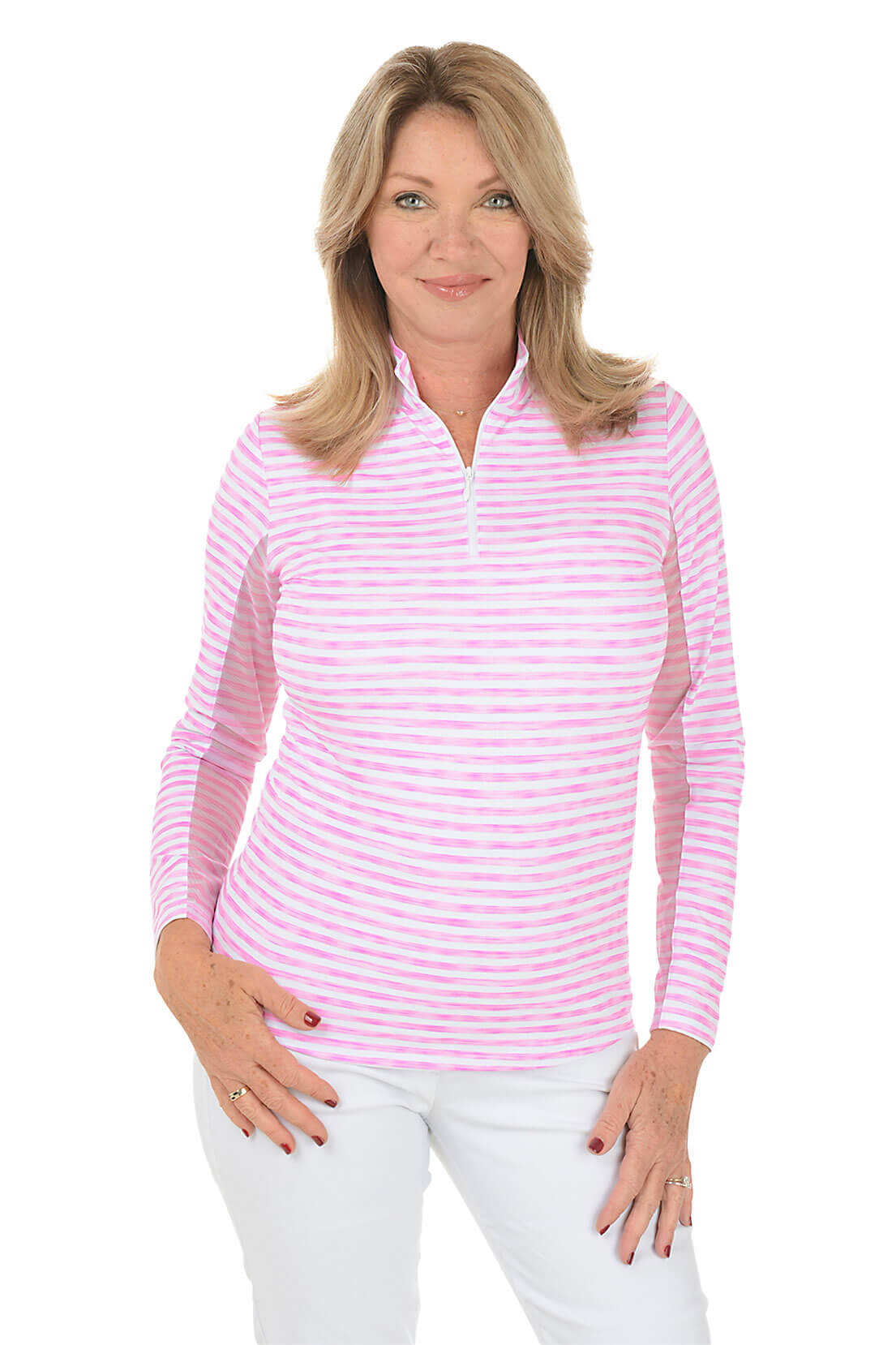 Landon Stripe UPF50+Sun Shirt