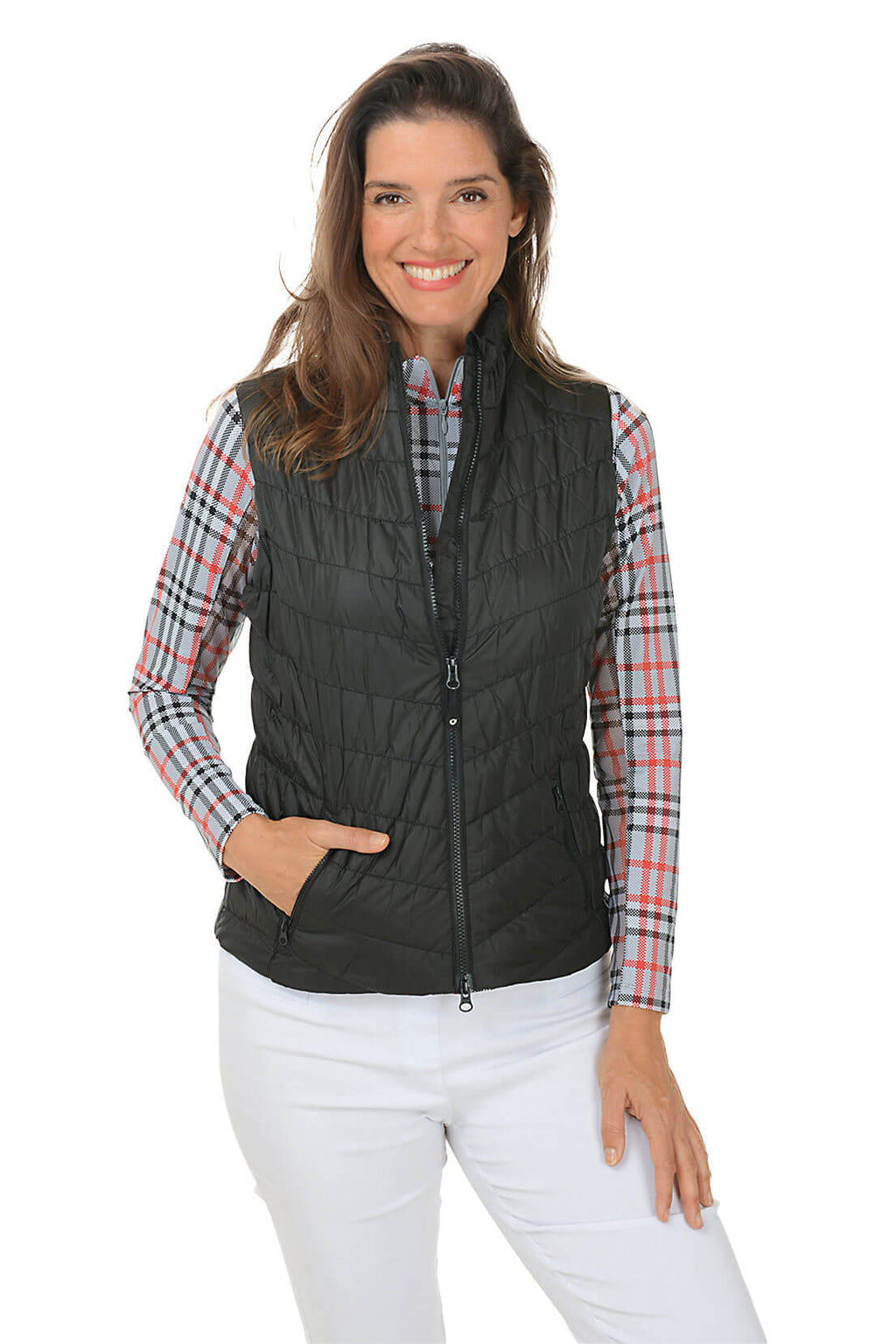 BOTT ボット Quilted Sparkle Vest BoTT / QUILTED SPARKLE VEST / NATURAL | Sophomore