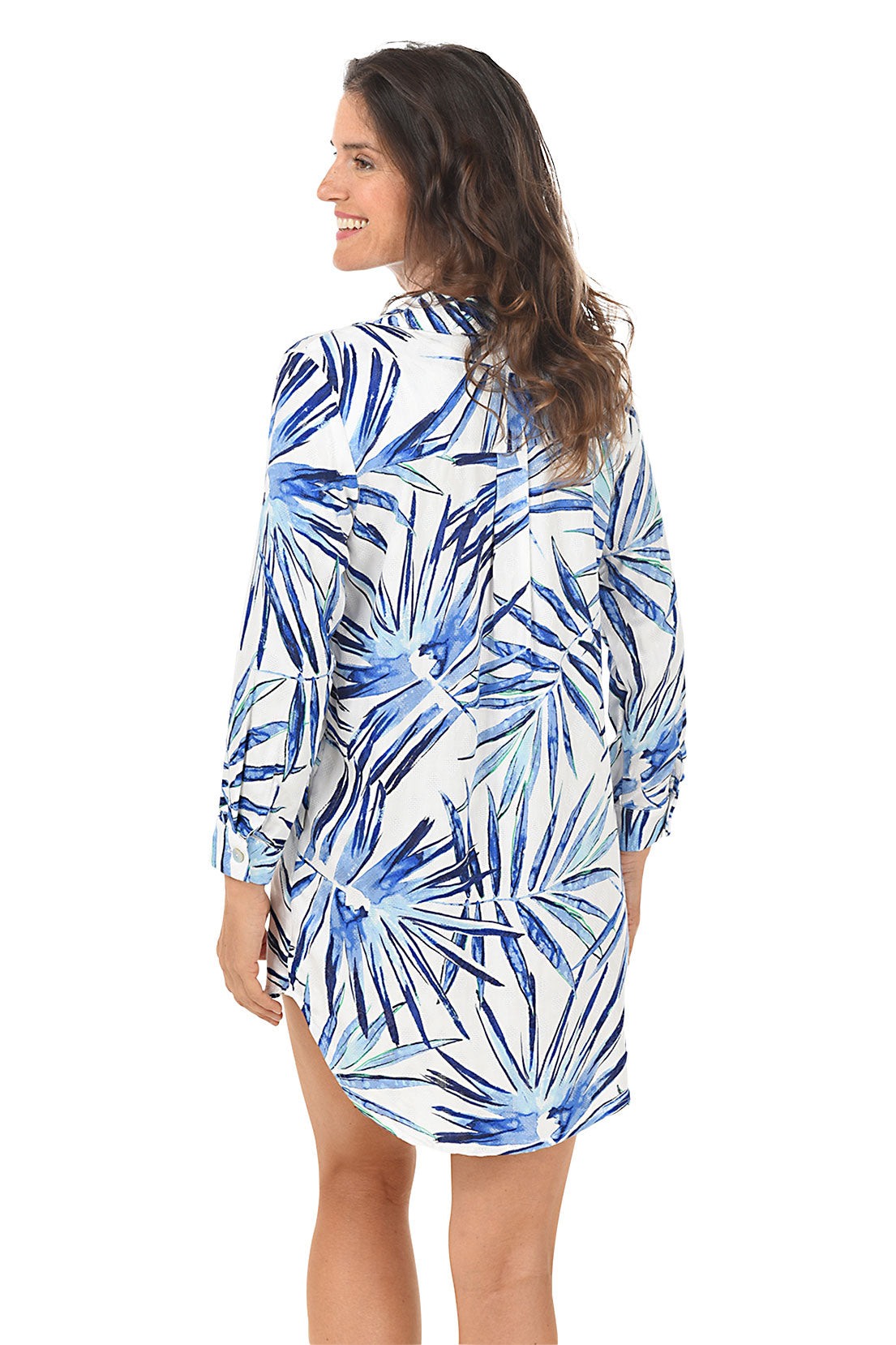 Palmilla Button-Front Shirt Cover-Up