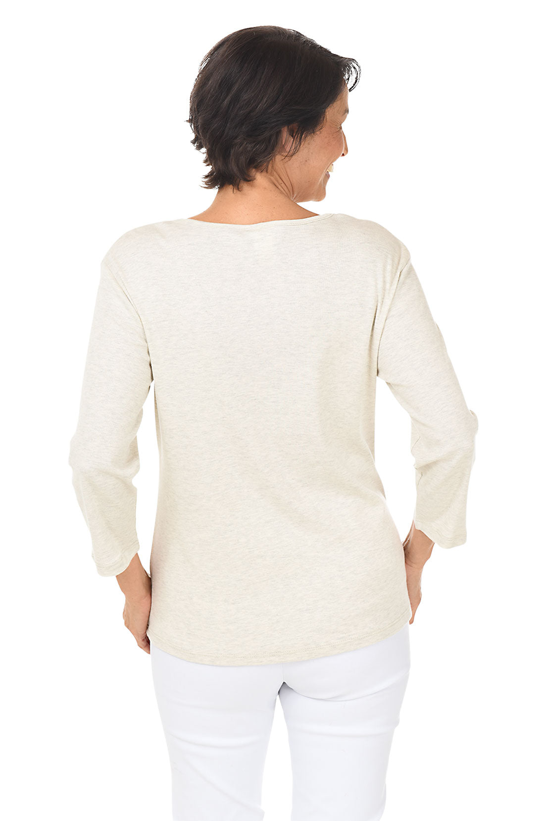 Cameo Cotton Knit Top