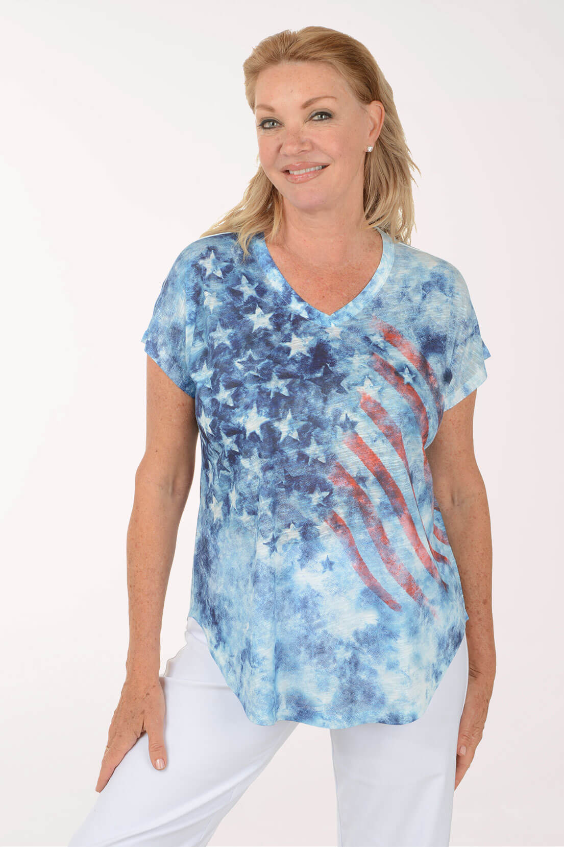 American Vintage Slub Knit Short Sleeve Top