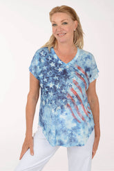 American Vintage Slub Knit Short Sleeve Top