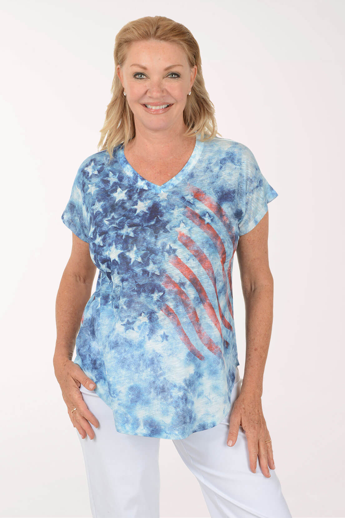 American Vintage Slub Knit Short Sleeve Top