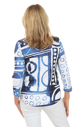 Dottie Slub Knit Curved Hem Top