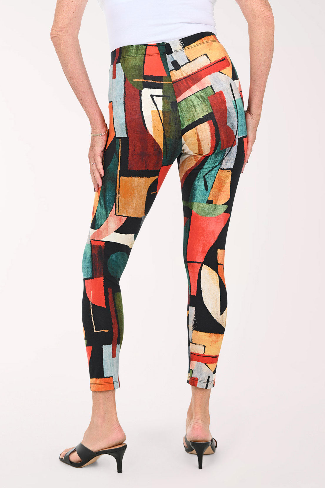 Cubism Printed Legging