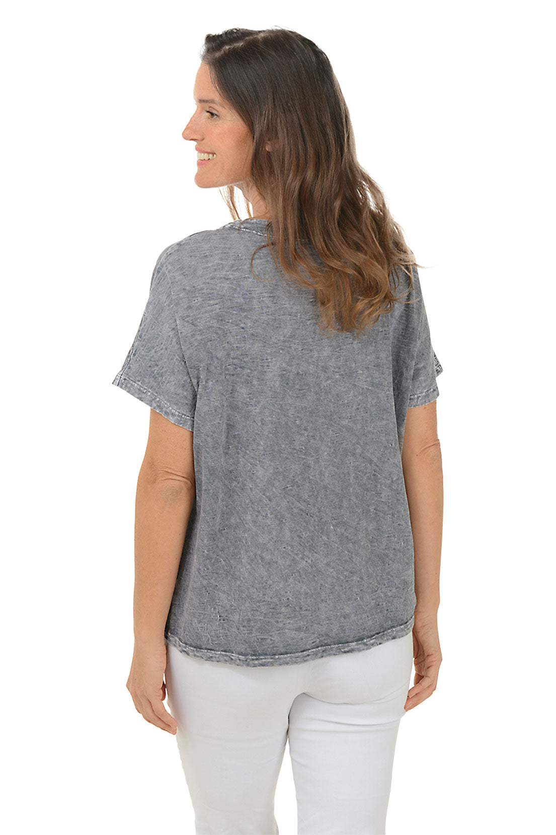 Field Notes Ribbed Pocket Short Sleeve Top