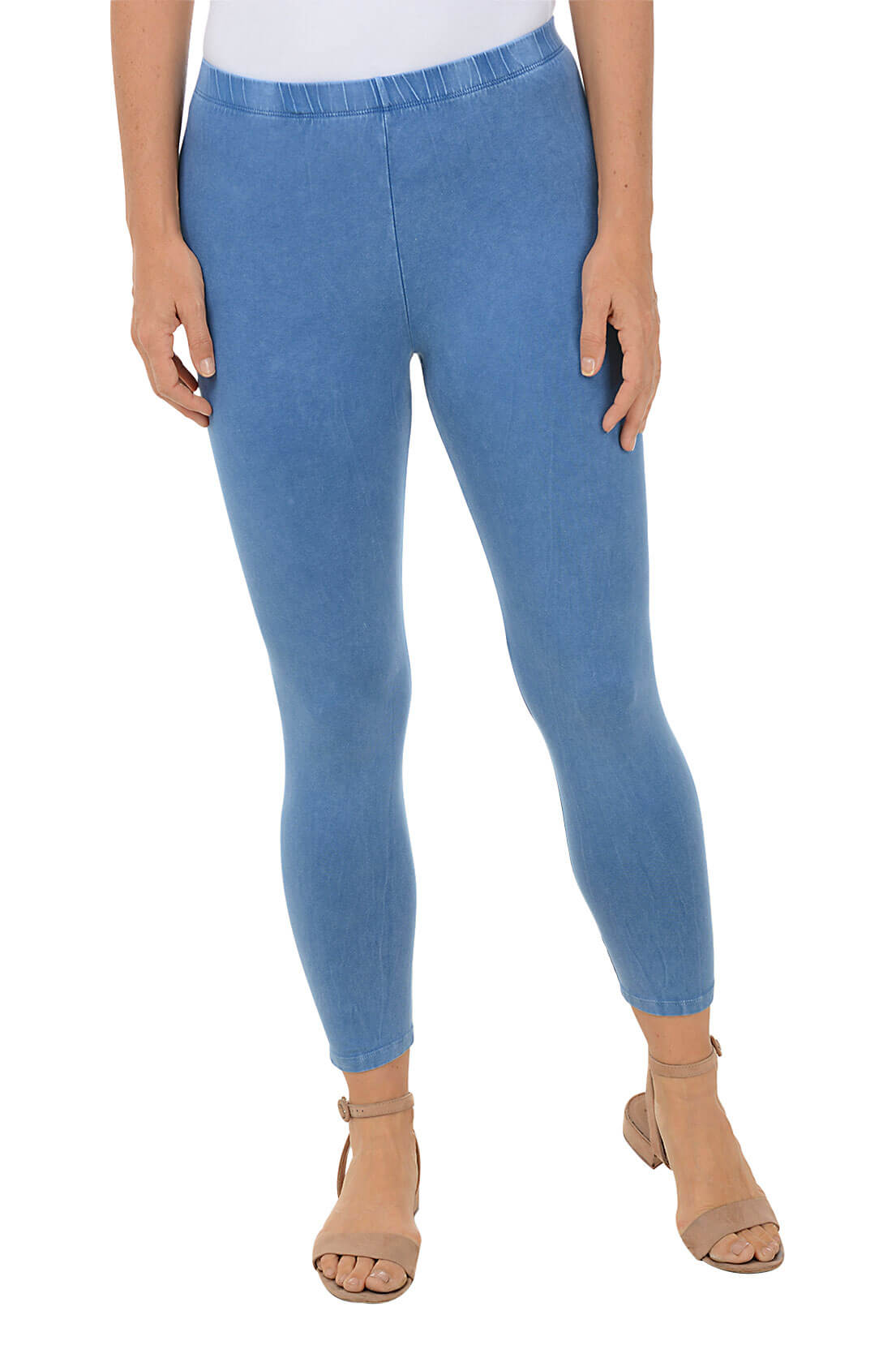 Jess Jane Mineral Washed Cotton Capri Legging