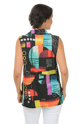 Geneva Cowl Neck Sleeveless Top