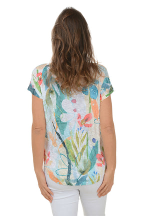 Lemonade Crushed Short Sleeve Knit Top