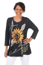 Sunflower Mineral Wash Double Pocket Tunic
