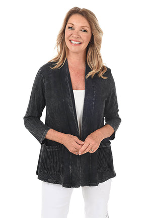 French Terry Double Pocket Cardigan