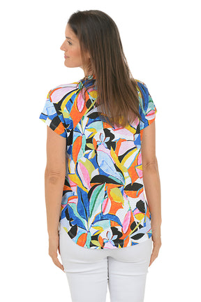 Cabana V-Neck Short Sleeve Tee