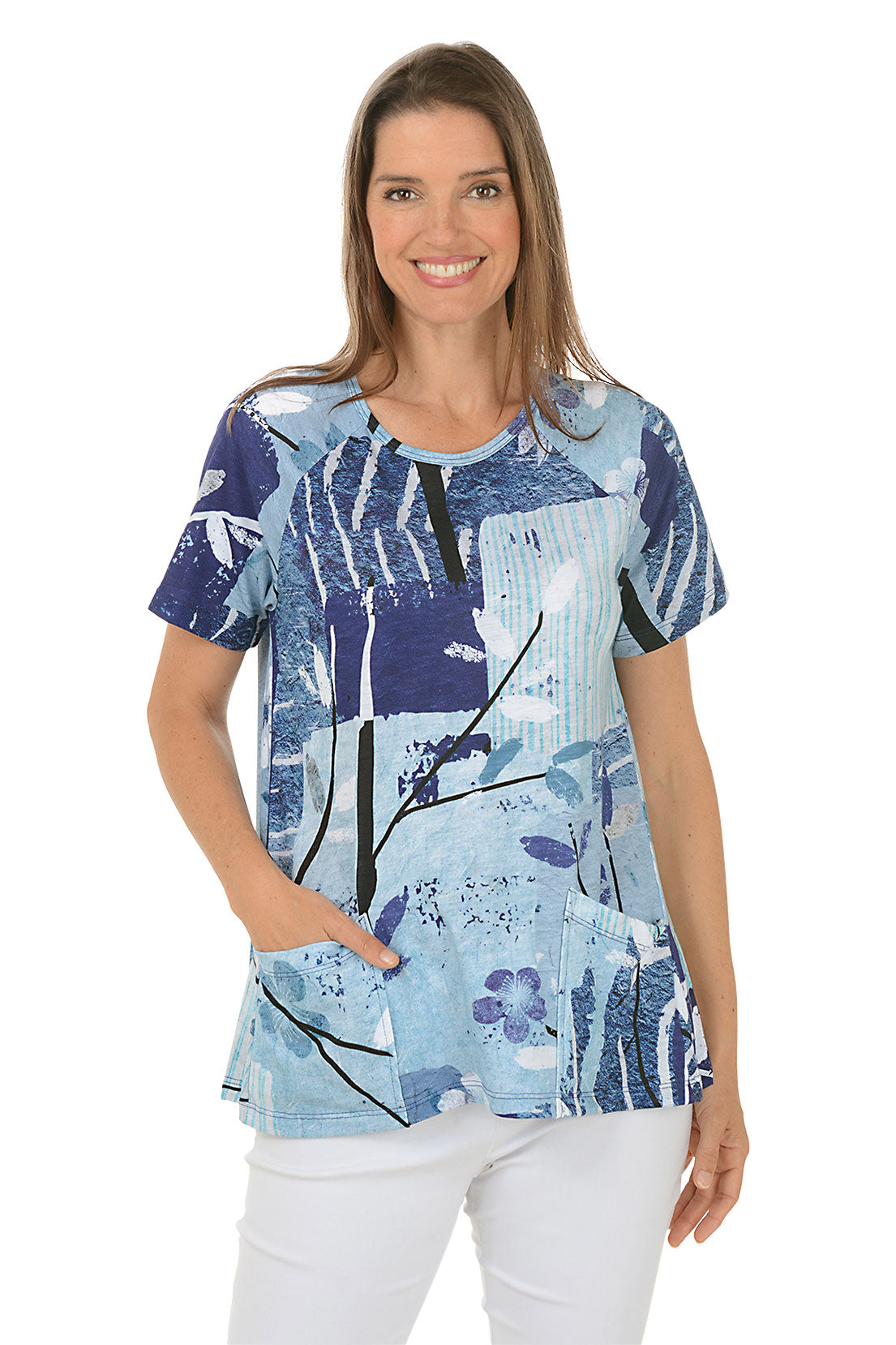 Hana Double Pocket Short Sleeve Tee
