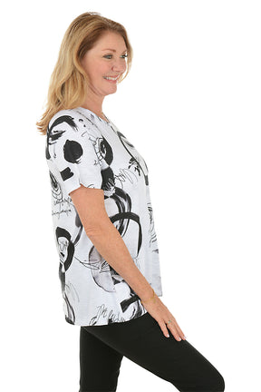 Olivia Double Pocket Short Sleeve Tee