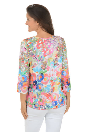 Meadows Slub Knit Single Pocket Top