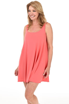Spa Sleeveless Swing Dress Cover-Up