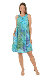 Rainbow Gaia Sleeveless Crinkle Dress