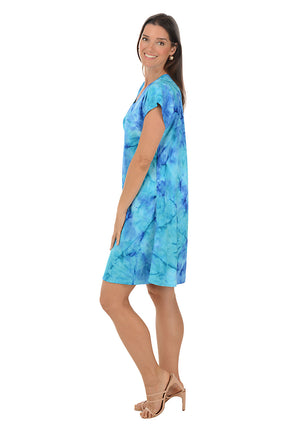 Glacier Ice Short Sleeve Dress