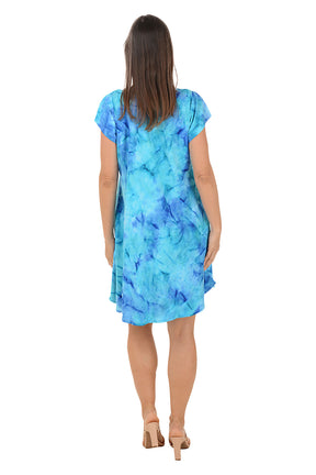 Glacier Ice Short Sleeve Dress