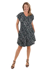 Moonleaf Short Sleeve Dress