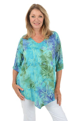 Bamboo Breeze Batik V-Neck Tunic
