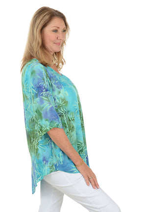 Bamboo Breeze Batik V-Neck Tunic