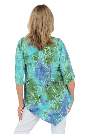Bamboo Breeze Batik V-Neck Tunic