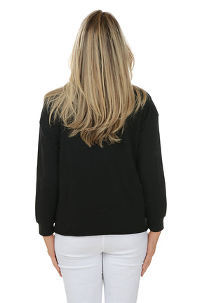 White Beach Dogs Drop Shoulder Sweatshirt