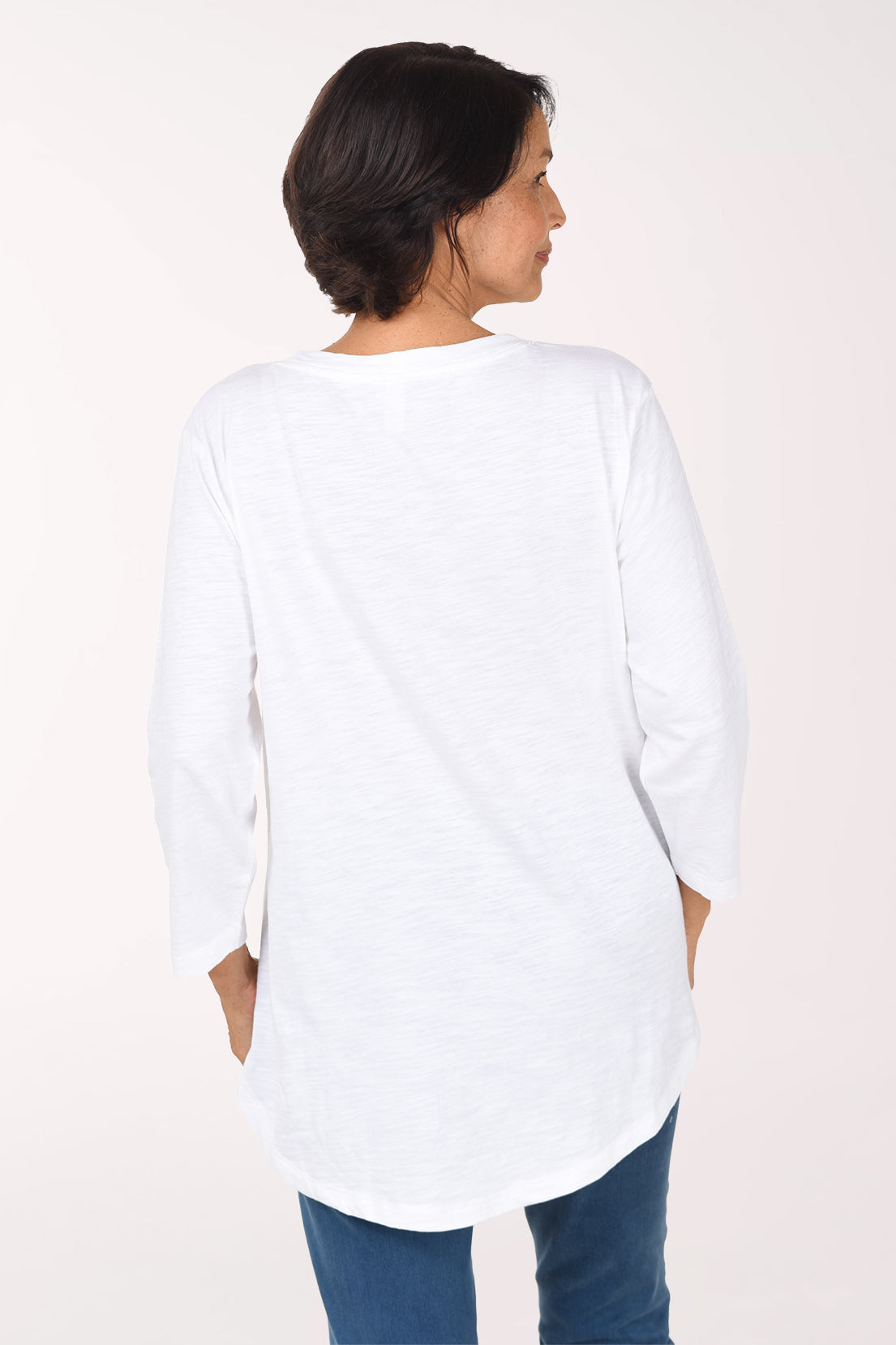 Marushka Red Poppies Cotton Tunic Top | Anthony's
