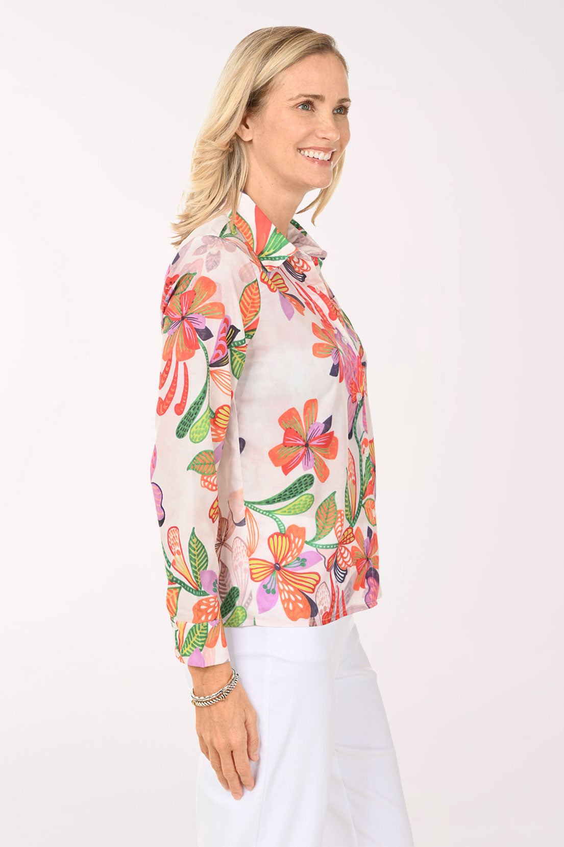 Colorful Clover Long Sleeve Shirt