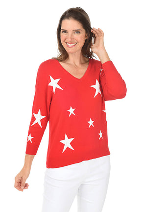 Starry Sky V-Neck Sweater