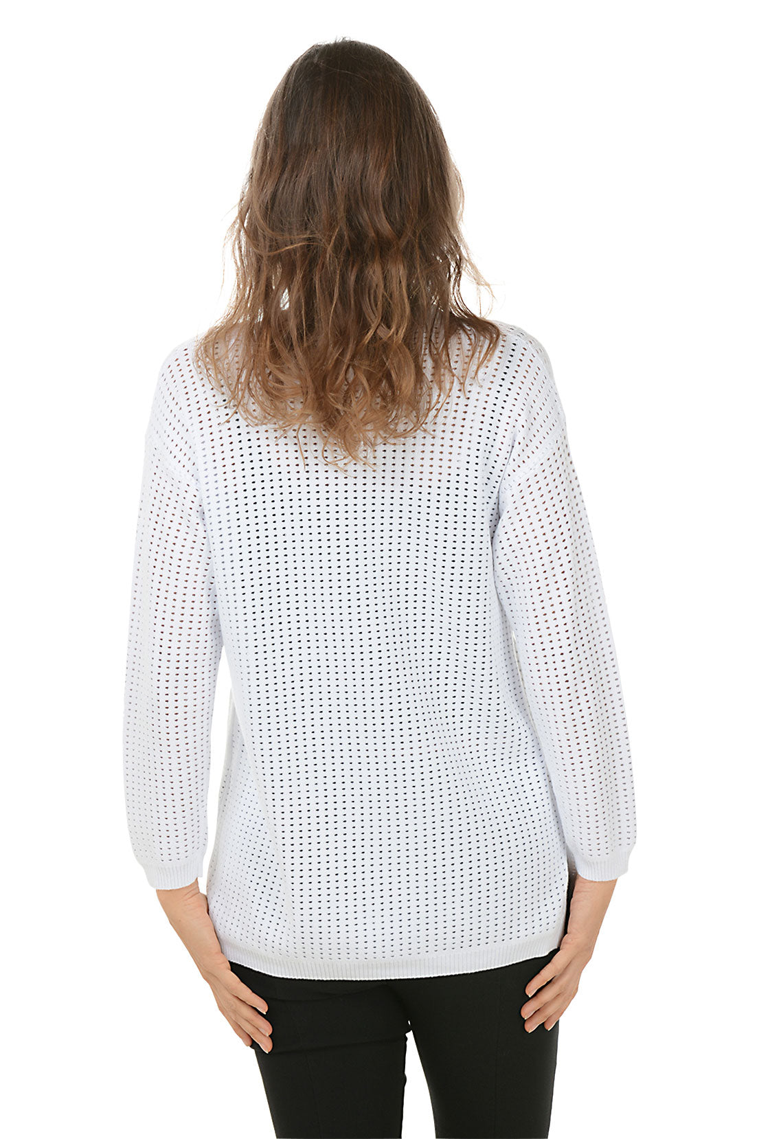 Long Dolman Sleeve Double Pocket Cardigan