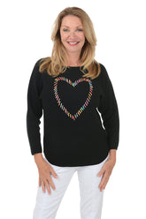 Rainbow Heart Sweater