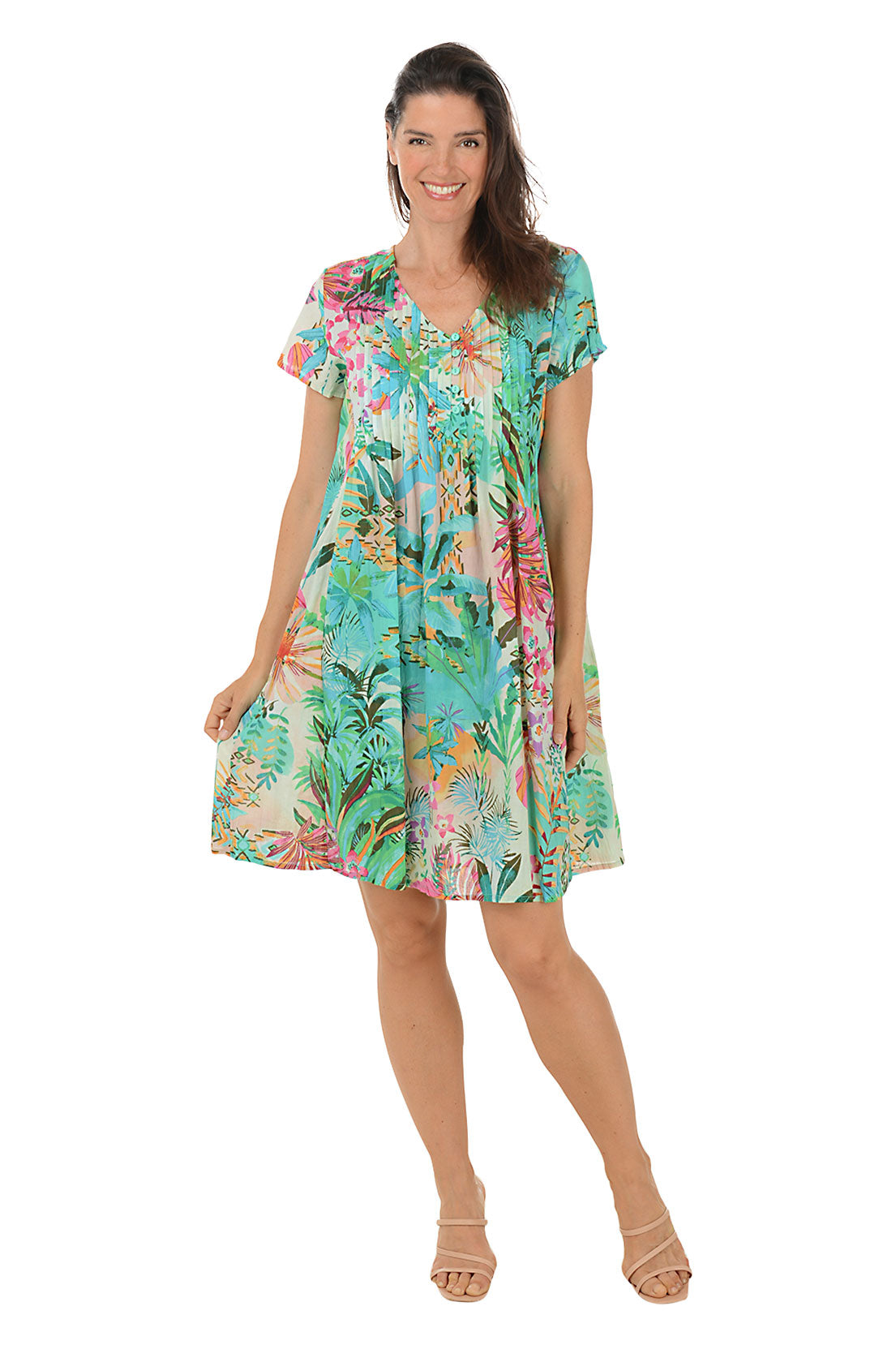 Hanalei Organic Cotton Short Sleeve Dress