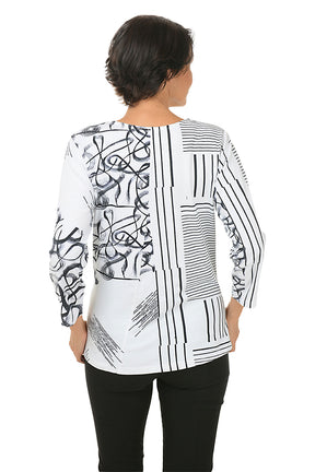Petite Belle Surplice V-Neck Knit Top