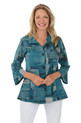 Gail Flared Sleeve Button-Front Shirt